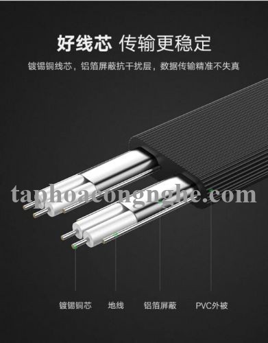 Ugreen 50399 0.5M màu Đen Cáp truyền dữ liệu SATA 3.0 cao cấp US217 30050399